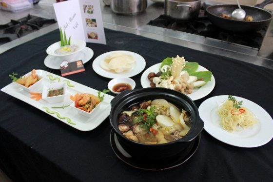 thực đơn đãi tiệc món việt