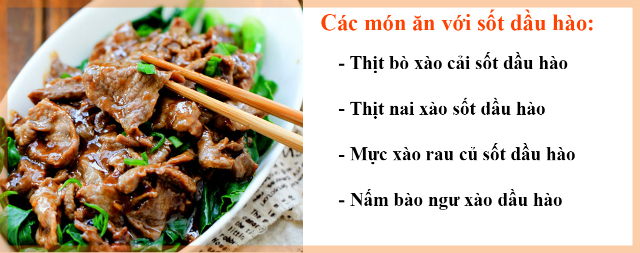 sốt xào dầu hào