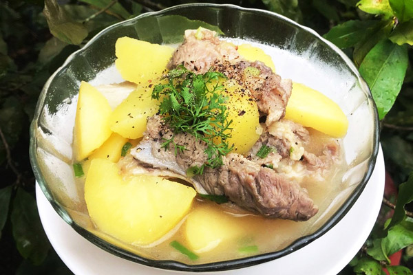 Một số lưu ý khi nấu canh khoai tây thịt bò