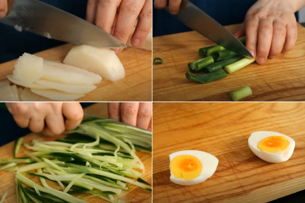 Chuẩn Bị Các Nguyên Liệu Ăn Kèm