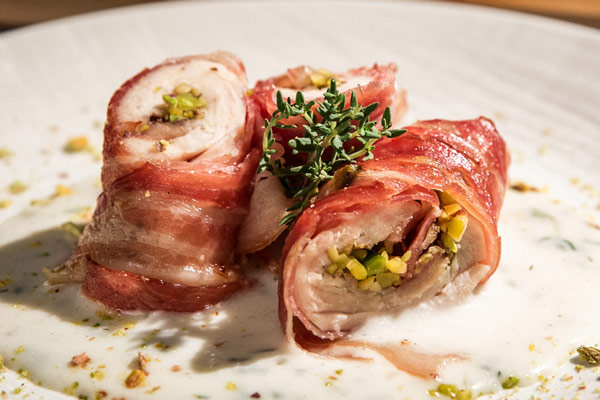 Cách Làm Thịt Xông Khói Cuộn Gà Nướng