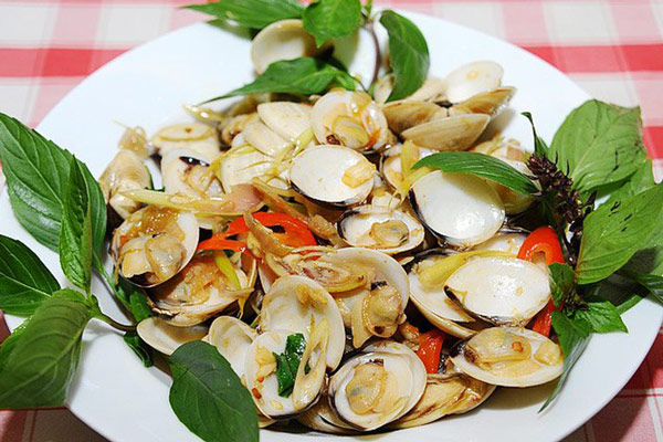 Hướng Dẫn Làm Nghêu Xào Lá Quế