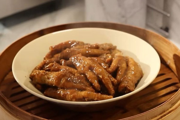 Hấp chân gà hấp tàu xì