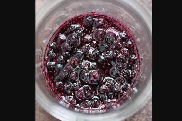 Sử dụng việt quất xanh (blueberry) làm syrup