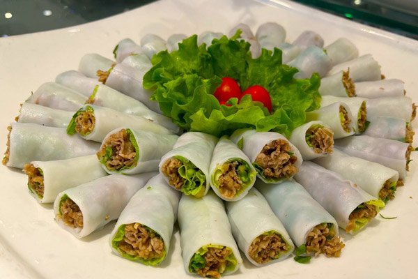 cách làm phở cuốn