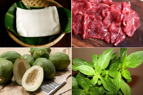 Nguyên Liệu Để Làm Phở Cuốn Hà Nội