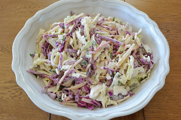 Salad Bắp Cải Tím Xốt Mayonnaise