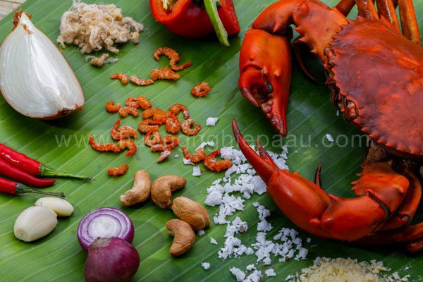 Nguyên liệu làm cua rang muối