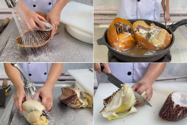 Sơ Chế Thịt Ốc
