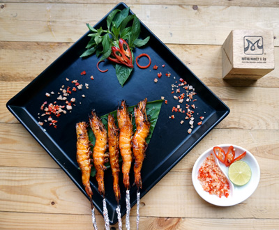 Học làm tôm nướng
