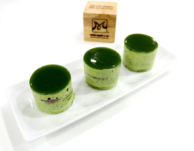 Bánh azuki matcha mousse
