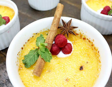 Học làm bánh cream brulee