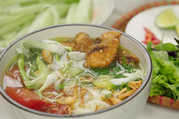 cách làm bún cá rô đồng