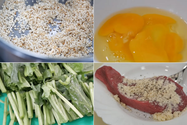 Sơ chế các nguyên liệu làm miến trộn Hàn Quốc 