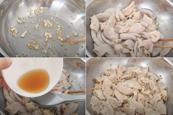 Không nên xào lòng quá lâu vì sẽ bị dai