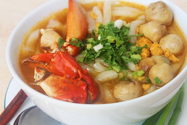 Món bánh canh cua