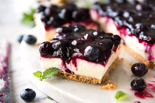 Blueberry cheesecake 