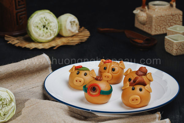 Bánh trung thu hình heo