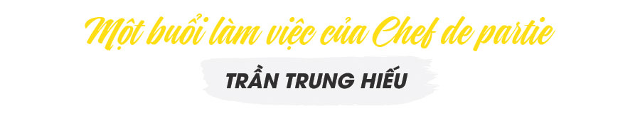 Buổi làm việc chef de partie