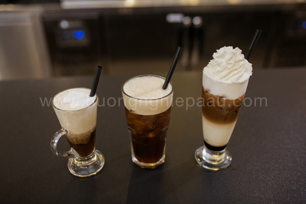 3 món cafe espresso lạnh