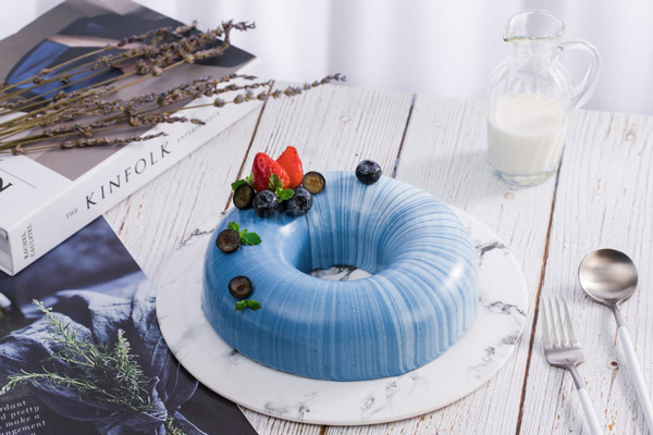 Bánh White mousse chesse cake