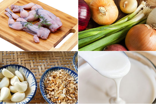 Nguyên Liệu Để Làm Ếch Xào Lăn