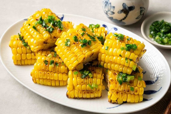 Bắp Nướng Mỡ Hành