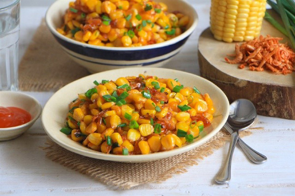 Công thức làm bắp xào