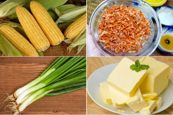 Nguyên Liệu Để Làm Bắp Xào Bơ