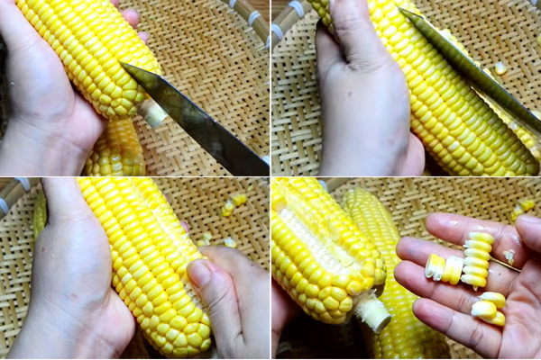 tách hạt bắp