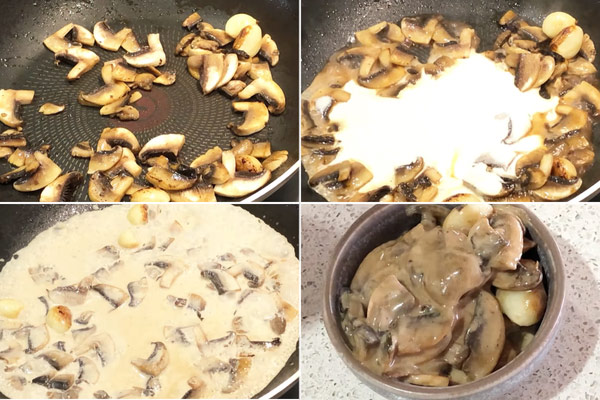 Nấu Xốt Nấm