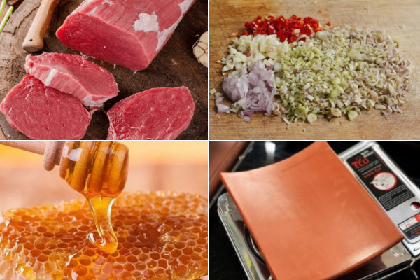 Nguyên Liệu Làm Bò Nướng Ngói