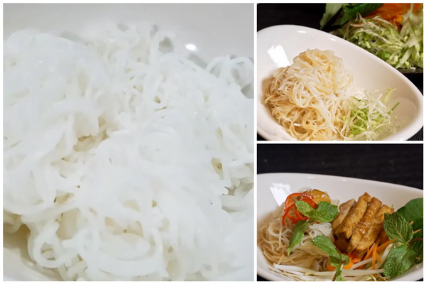 Bún trộn chay thạnh đạm