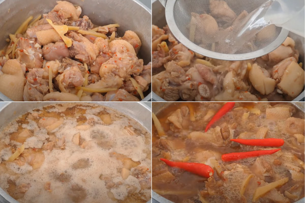 cách kho vịt kho gừng
