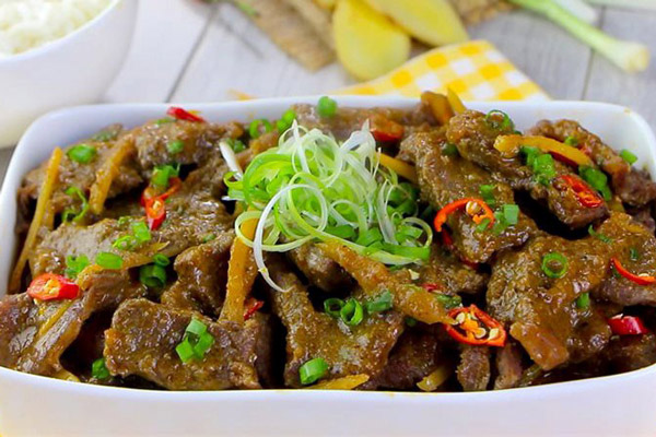 Cách nấu thịt bò kho gừng đơn giản