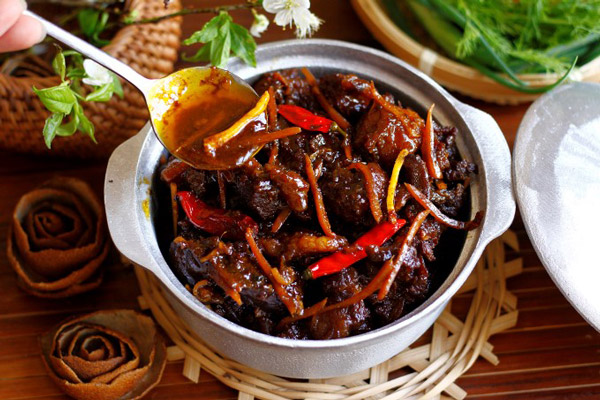 Thịt bò kho gừng kiểu miền Bắc