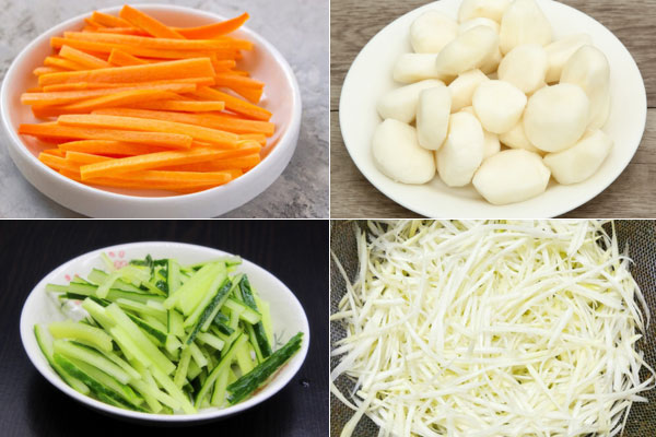 Làm Bò Bía Mặn Không Có Củ Sắn Thì Thay Bằng Gì