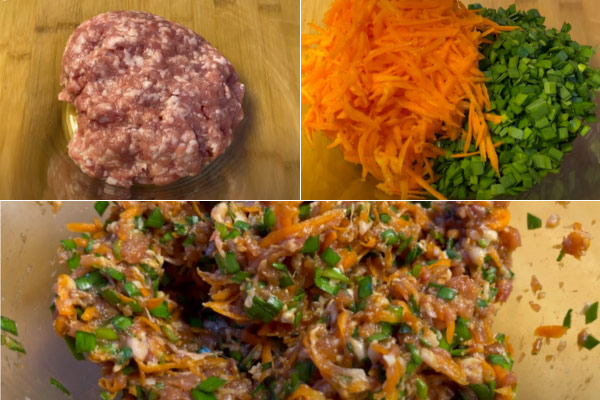 Thêm 1 muỗng canh dầu mè để phần nhân