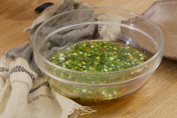 Cách Pha Nước Mắm Đậu Tẩm Hành