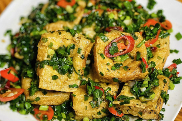 Cách Thưởng Thức Đậu Phụ Tẩm Hành