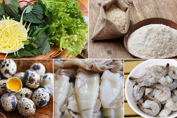 Nguyên Liệu Làm Bánh Căn